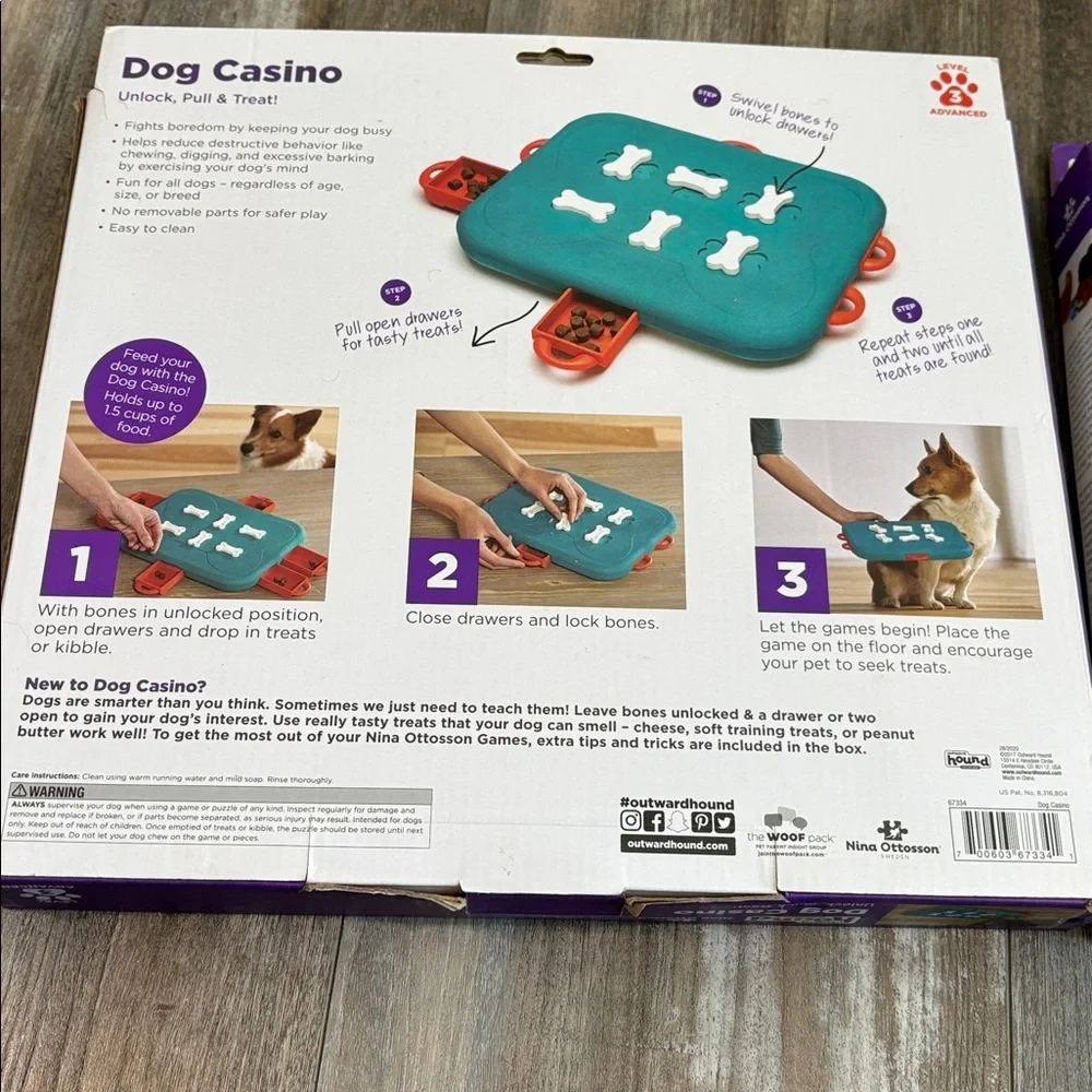 Outward Hound dog casino & dog twister Nina Ottosson